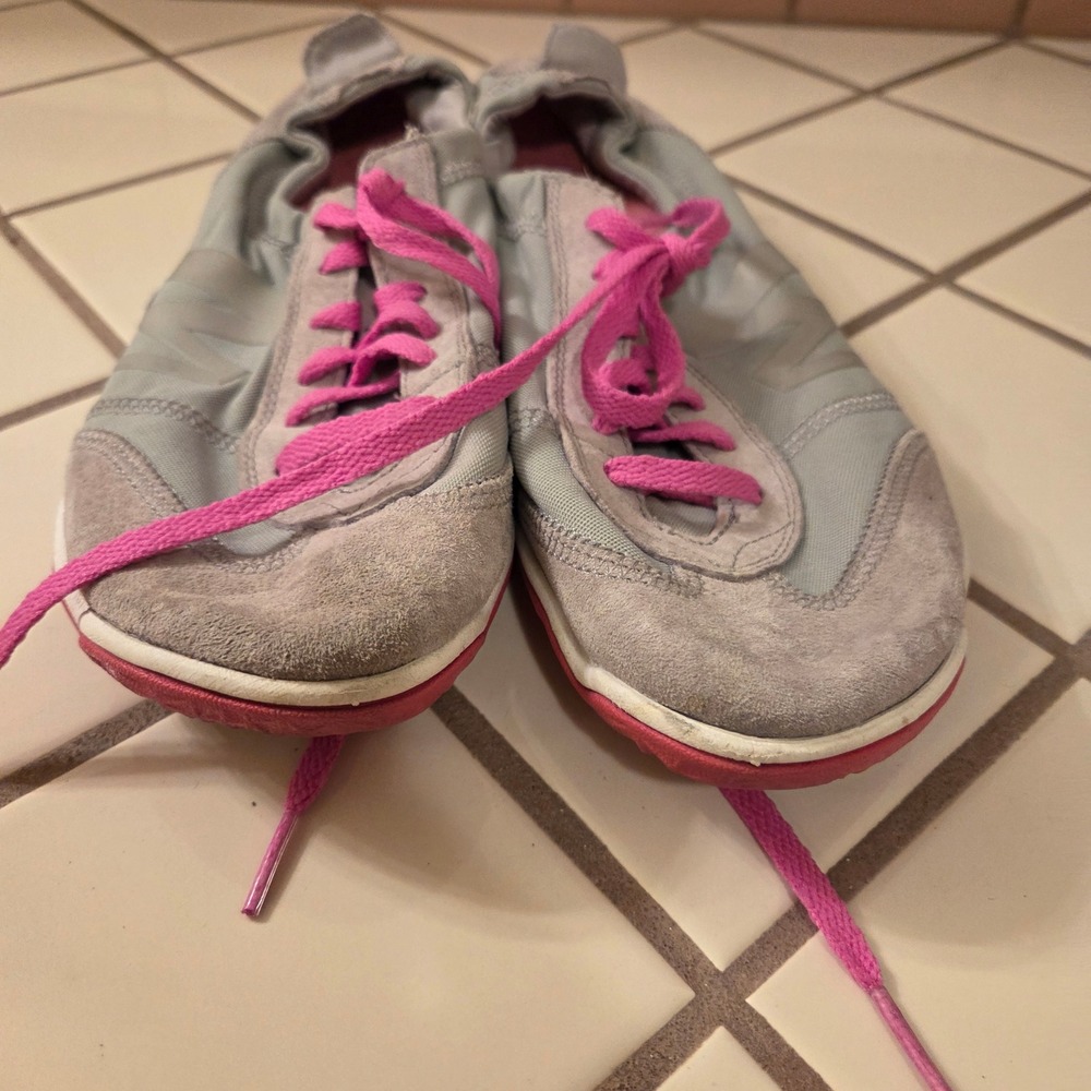 Merrell Drizzle Womens 9.5 Barefoot Minimalist Gray Pink Suede Sneaker J48936 - Picture 3 of 7